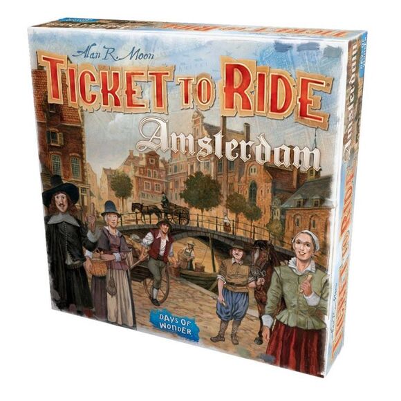 Ticket to Ride Amsterdam Board Game - Train Route-Building Strategy Game, Ages 8 - Picture 4 of 4